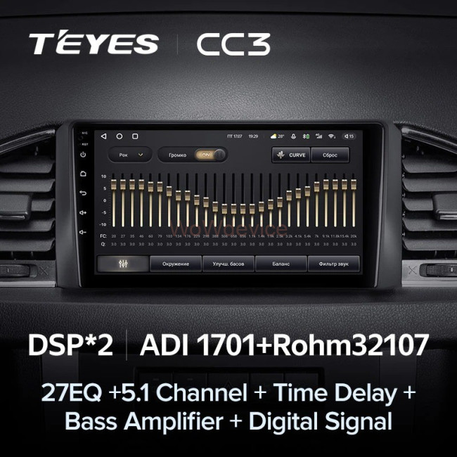 Штатная магнитола Teyes CC3 4/32 UAZ Patriot 3 (2016-2021) F1 Штатная магнитола Teyes CC3 4/32 UAZ Patriot 3 (2016-2021) F1
