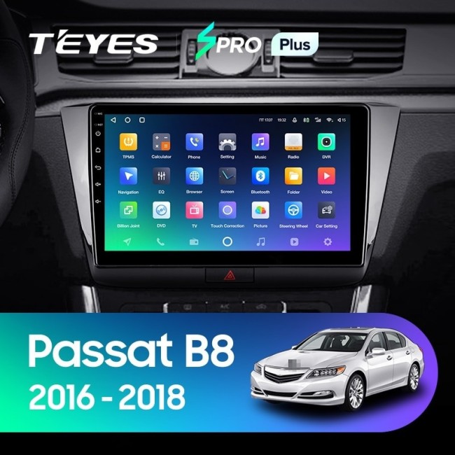 Штатная магнитола Teyes SPRO Plus 3/32 Volkswagen Passat B8 (2016-2018)