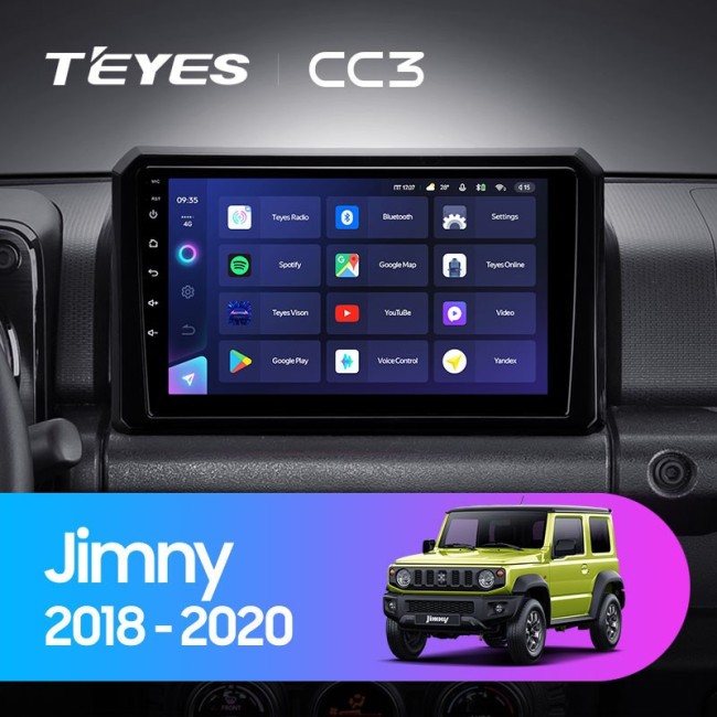 Штатная магнитола Teyes CC3 4/64 Suzuki Jimny JB64 (2018-2020)