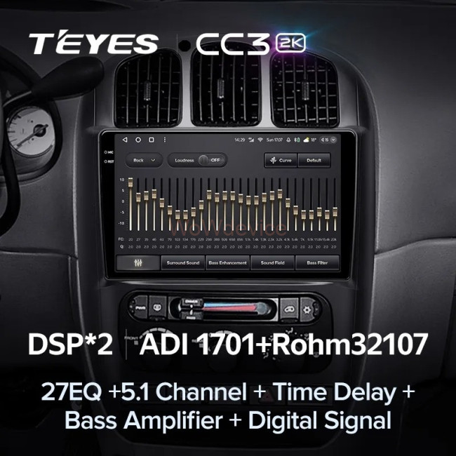 Штатная магнитола Teyes CC3 2K 360 6/128 Dodge Caravan 4 (2000-2007) Тип А Штатная магнитола Teyes CC3 2K 360 6/128 Dodge Caravan 4 (2000-2007) Тип А