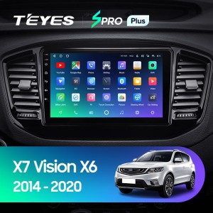 Штатная магнитола Teyes SPRO Plus 3/32 Geely Emgrand X7 (2014-2020)