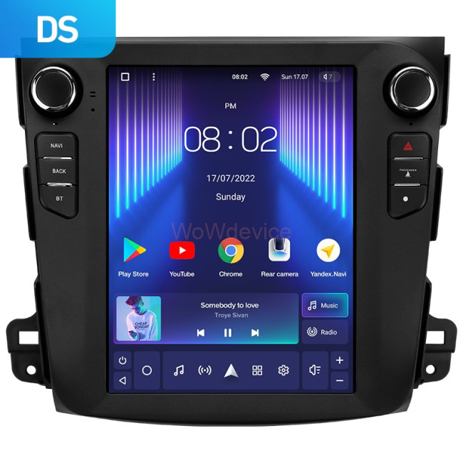 Установочный комплект Teyes TPRO 2 для Mitsubishi Outlander 2 CW0W (2005-2013), Citroen C-Crosser 1 (2007-2013), Peugeot 4007 (2007-2012) Тип-А