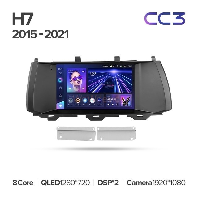 Штатная магнитола Teyes CC3 4/64 Hover Haval H7 1 (2015-2021)
