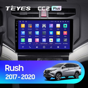 Штатная магнитола Teyes CC2L Plus 1/16 Toyota Rush (2017-2020)