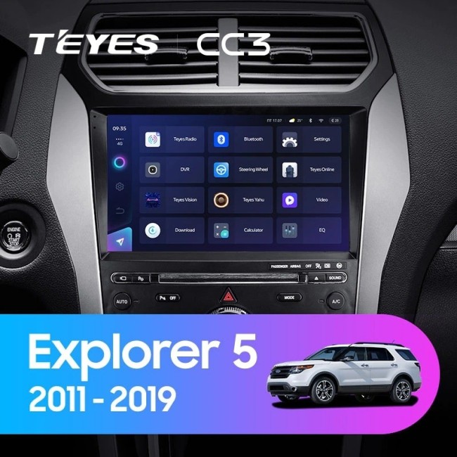Штатная магнитола Teyes CC3 3/32 Ford Explorer 5 (2011-2019) Тип-В