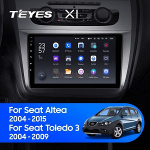 Штатная магнитола Teyes X1 4G 2/32 Seat Altea 5P (2004-2015)
