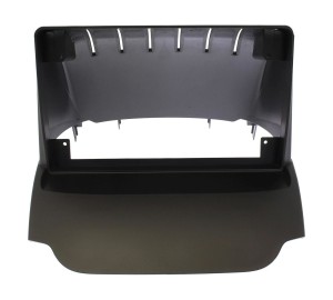 Рамка магнитолы 9.0" (цв.Черный) для FORD Ecosport 2012-2017 ver.2