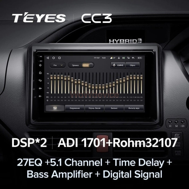 Штатная магнитола Teyes CC3 4/64 Toyota Esquire 1 (2014-2020) Штатная магнитола Teyes CC3 4/64 Toyota Esquire 1 (2014-2020)