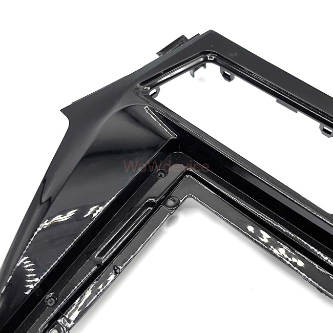 Рамка магнитолы 9.0" (цв.Черный) для HYUNDAI i-20 2014-2018 Левый руль