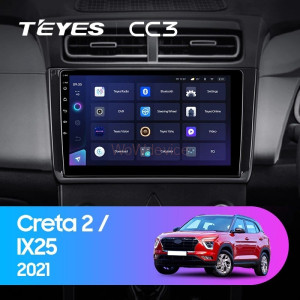 Штатная магнитола Teyes CC3 4/64 Hyundai Creta 2 2021+ (глянец) F2