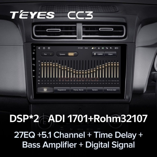 Штатная магнитола Teyes CC3 4/64 Hyundai Creta 2 2021+ (глянец) F2