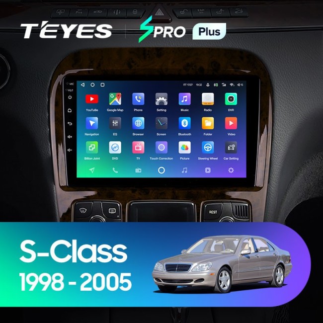 Штатная магнитола Teyes SPRO Plus 4/64 Mercedes Benz S-Class W220 VV220 (1998-2005)