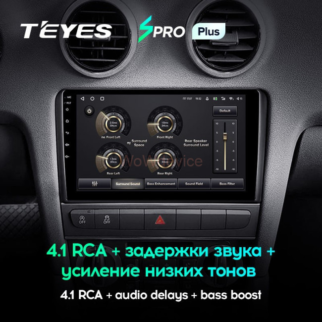 Штатная магнитола Teyes SPRO Plus 6/128 Audi RS3 1 (2011-2012)