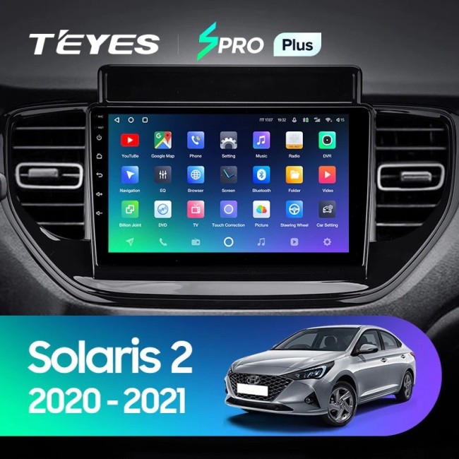 Штатная магнитола Teyes SPRO Plus 6/128 Hyundai Solaris 2 (2020-2021)
