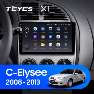 Штатная магнитола Teyes X1 4G 2/32 Citroen C-Elysee (2008-2013)