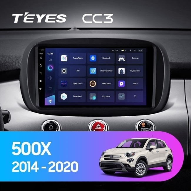 Штатная магнитола Teyes CC3 360 6/128 Fiat 500X (2014-2020)