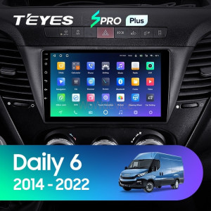 Штатная магнитола Teyes SPRO Plus 4/64 Iveco Daily 6 (2014-2022)
