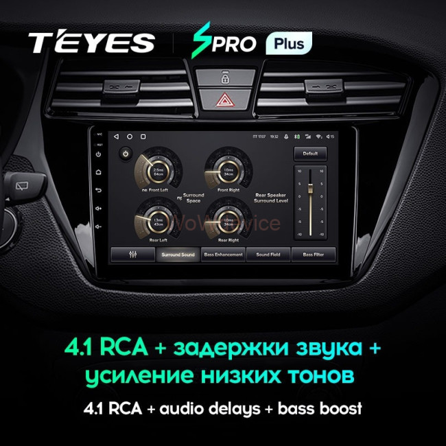 Штатная магнитола Teyes SPRO Plus 4/32 Hyundai i20 2 GB (2014-2018) Левый руль