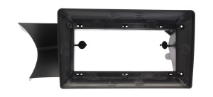 Рамка магнитолы 9.0" (цв.Черный) для MERCEDES-BENZ C-klasse 2011-2015 Левый руль