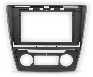 Рамка магнитолы 10.2" (цв.Черный) для SKODA Yeti 2009-2017 Климат (ver.2)