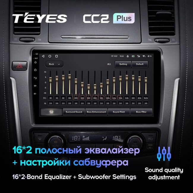 Штатная магнитола Teyes CC2 Plus 4/64 Nissan Patrol Y62 (2010-2020)