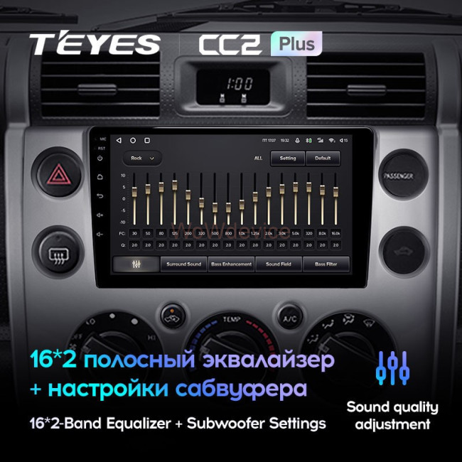 Штатная магнитола Teyes CC2L Plus 2/32 Toyota FJ Cruiser J15 (2006-2020) Штатная магнитола Teyes CC2L Plus 2/32 Toyota FJ Cruiser J15 (2006-2020)