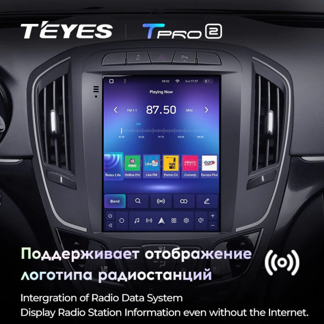 Штатная магнитола Tesla style Teyes TPRO 2 3/32 Opel Insignia 1 рестайлинг 2013-2017