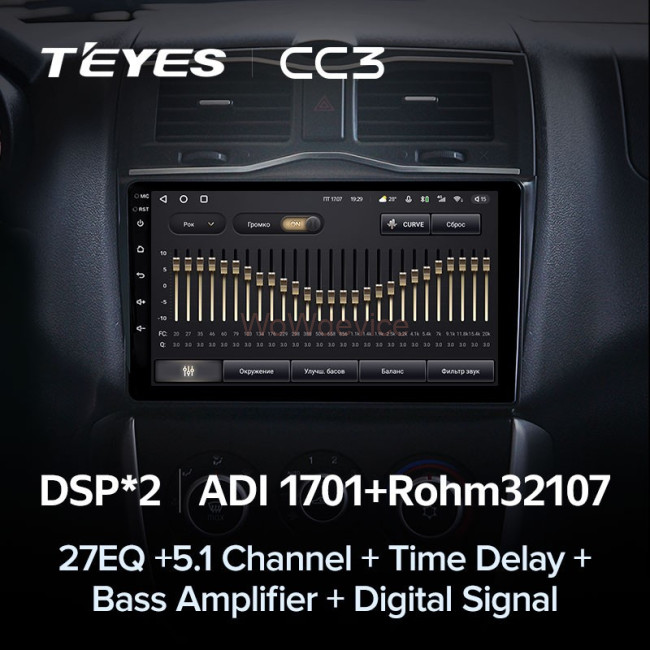 Штатная магнитола Teyes CC3 3/32 LADA Granta Cross (2018-2019) Штатная магнитола Teyes CC3 3/32 LADA Granta Cross (2018-2019)