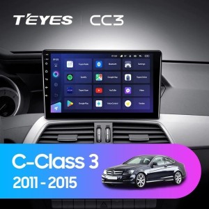 Штатная магнитола Teyes CC3 4/64 Mercedes-Benz C-Class W204 C204 S204 (2011-2015)