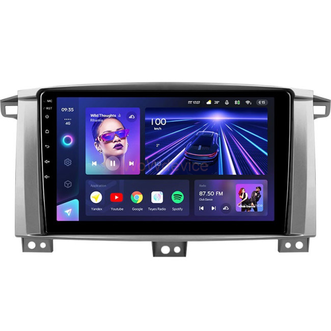 Штатная магнитола Teyes CC3 6/128 Toyota Land Cruiser LC 100 (2002-2007) Тип-A