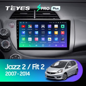 Штатная магнитола Teyes SPRO Plus 4/64 Honda Jazz 2 (2007-2014)
