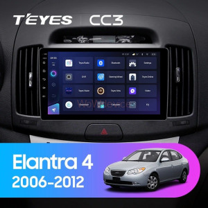 Штатная магнитола Teyes CC3L 4/32 Hyundai Elantra 4 HD (2006-2012)
