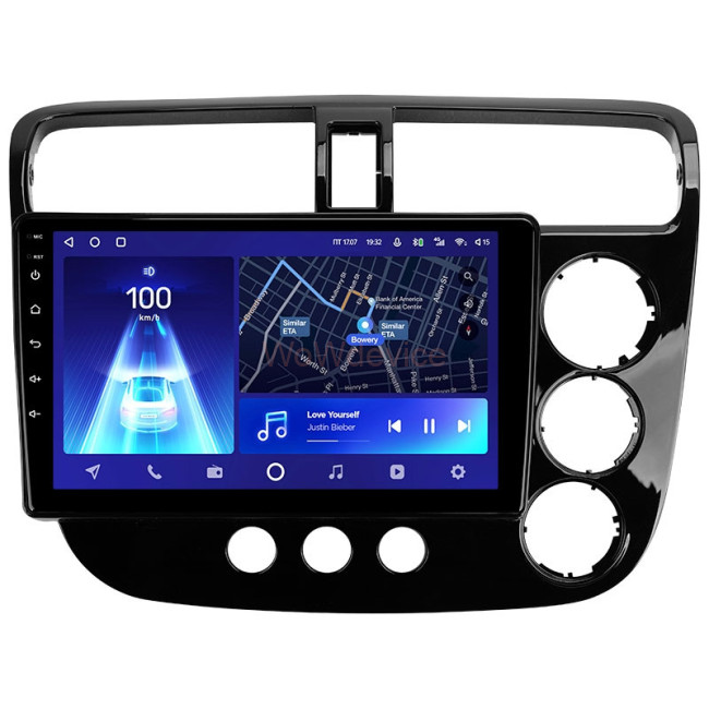 Установочный комплект Teyes для Honda Civic 7 (2000-2006) Правый руль