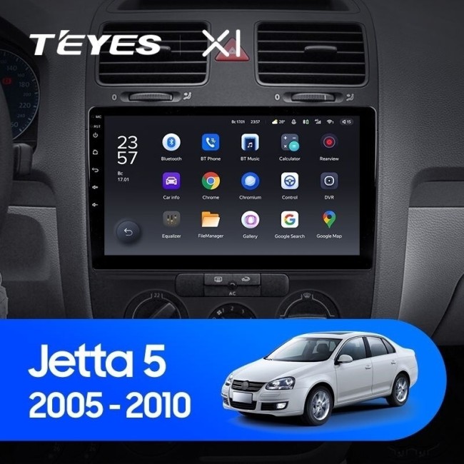 Штатная магнитола Teyes X1 4G 2/32 Volkswagen Jetta (2005-2015)