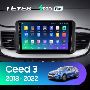 Штатная магнитола Teyes SPRO Plus 4/64 Kia Ceed (2018-2021)