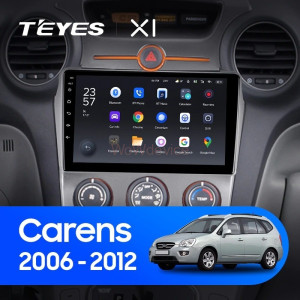 Штатная магнитола Teyes X1 4G 2/32 Kia Carens UN (2006-2012) F1