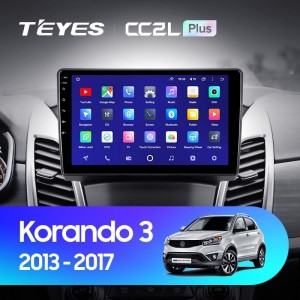 Штатная магнитола Teyes CC2L Plus 2/32 SsangYong Korando 3 (2013-2017)