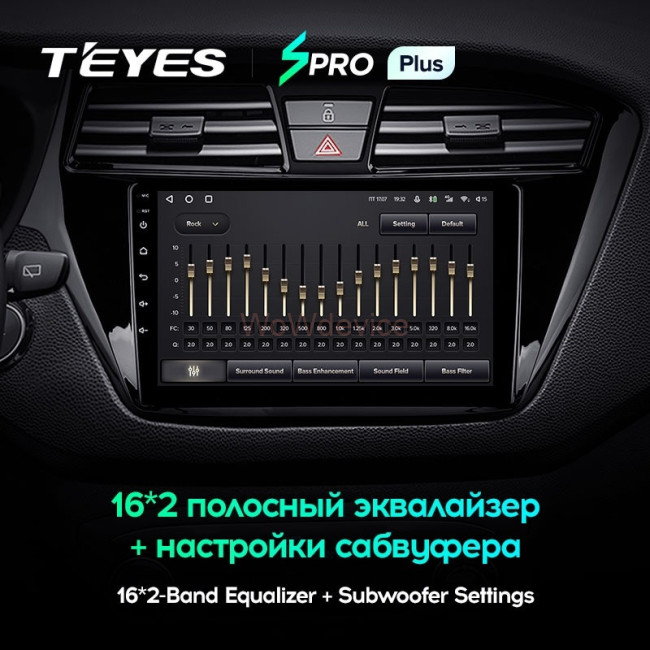 Штатная магнитола Teyes SPRO Plus 4/64 Hyundai i20 2 GB (2014-2018) Левый руль