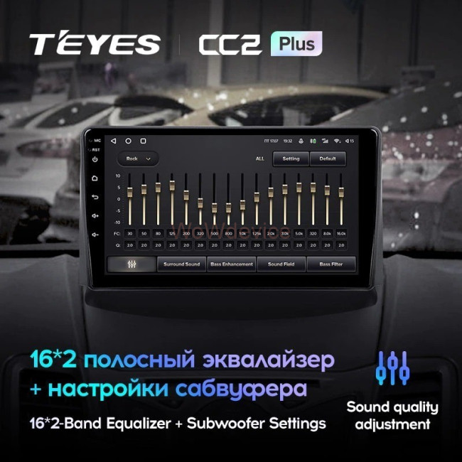 Штатная магнитола Teyes CC2L Plus 1/16 Ford Fiesta 6 (2008-2019) Тип-B