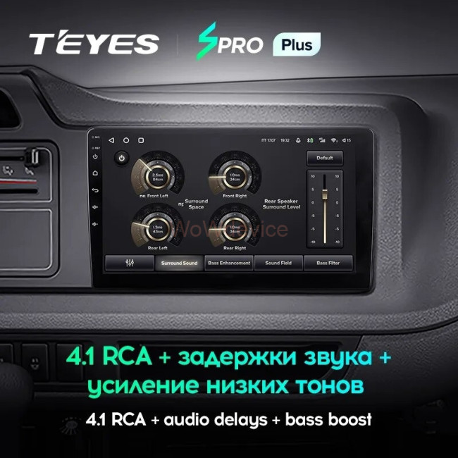 Штатная магнитола Teyes SPRO Plus 4/64 Toyota Coaster (2013-2015)