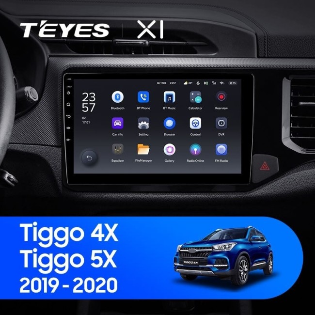 Штатная магнитола Teyes X1 4G 2/32 Chery Tiggo 4X 5X (2019-2020)