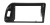 Рамка магнитолы 9.0" (цв.Черный) для AUDI Q5 2008-2017 Левый руль
