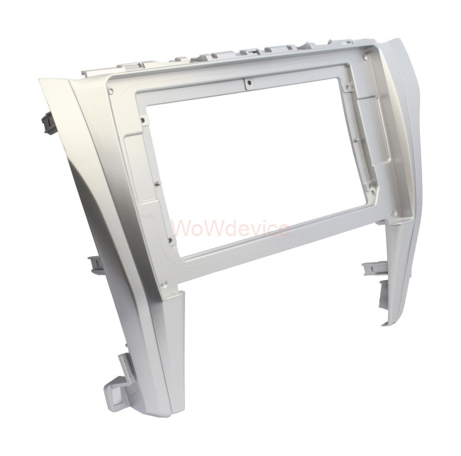 Рамка магнитолы 10.2" (цв.Черный и Серебристый) для TOYOTA Camry, Aurion 2015-2018 Рамка магнитолы 10.2" (цв.Черный и Серебристый) для TOYOTA Camry, Aurion 2015-2018