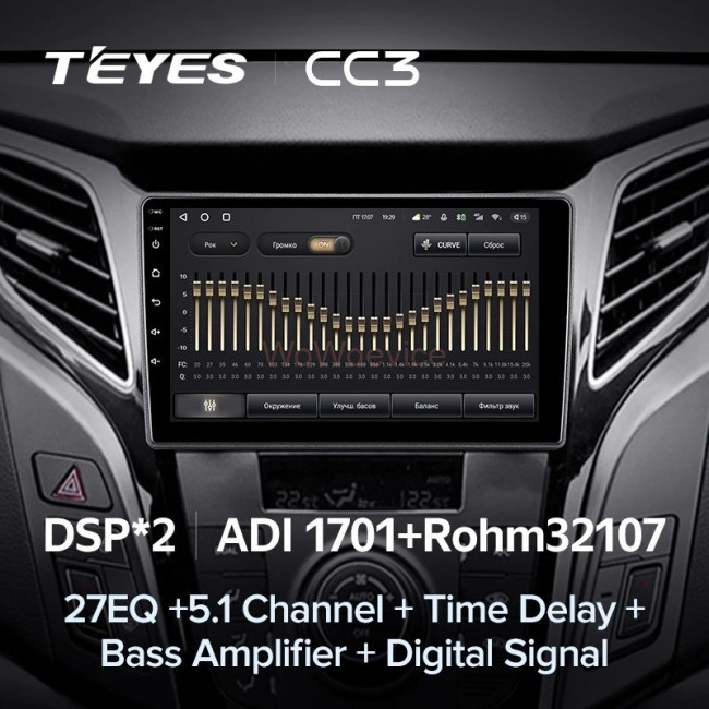 Штатная магнитола Teyes CC3 6/128 Hyundai i40 (2011-2019) Тип-В Штатная магнитола Teyes CC3 6/128 Hyundai i40 (2011-2019) Тип-В