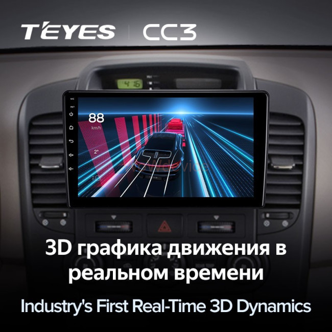 Штатная магнитола Teyes CC3 6/128 Kia Carnival VQ (2006-2014)