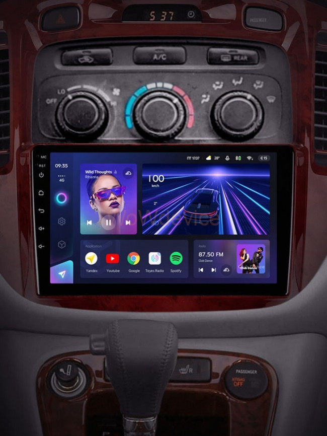 Штатная магнитола Teyes CC3 360 6/128 Toyota Highlander 1 XU20 (2001-2007)