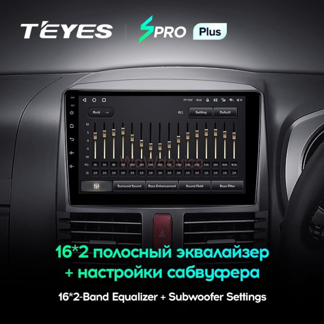 Штатная магнитола Teyes SPRO Plus 4/32 Toyota Rush J200 (2006-2016) Правый руль