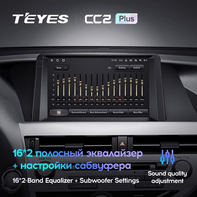 Штатная магнитола Teyes CC2 Plus 4/32 Lexus RX270 RX350 RX450h AL10 3 (2008-2015) (B)