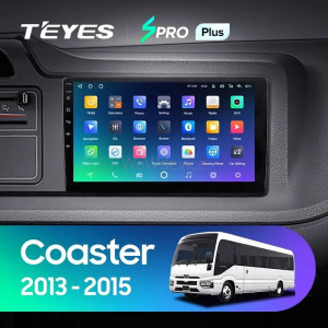 Штатная магнитола Teyes SPRO Plus 6/128 Toyota Coaster (2013-2015)