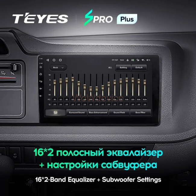 Штатная магнитола Teyes SPRO Plus 6/128 Toyota Coaster (2013-2015)